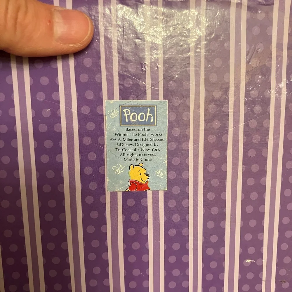 Vintage 1990s Winnie the Pooh Vanity Case for Make Up, Jewelry and more